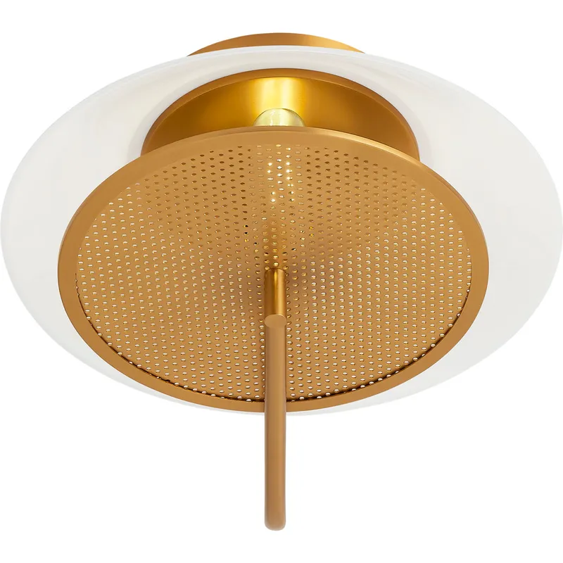 Kelly by Kelly Wearstler Gesture 1 Light 12.88 inch Burnished Brass Sconce Wall Light