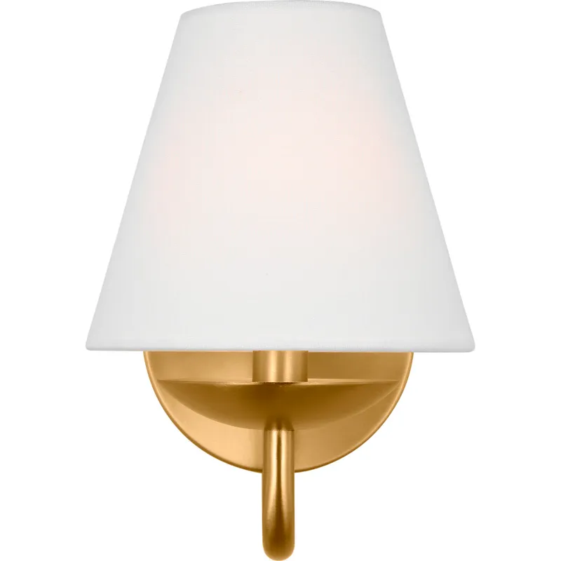 Drew & Jonathan Scott Albion 1 Light 6 inch Satin Brass Sconce Wall Light