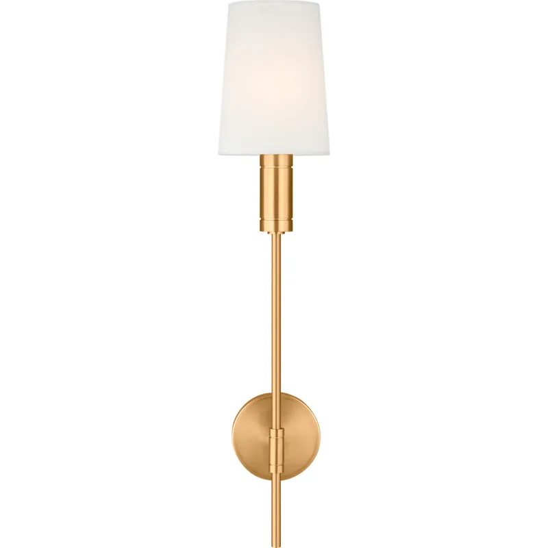 TOB by Thomas O'Brien Beckham Modern 1 Light 5.5 inch Burnished Brass Wall Sconce Wall Light