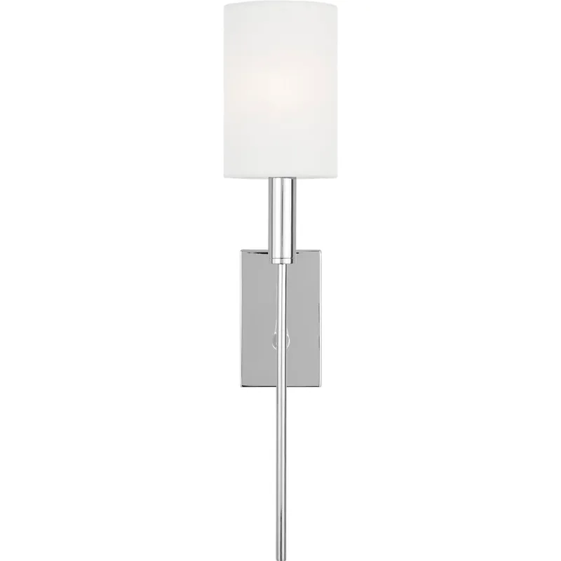 ED Ellen DeGeneres Brianna 1 Light 4 inch Polished Nickel Tail Sconce Wall Light