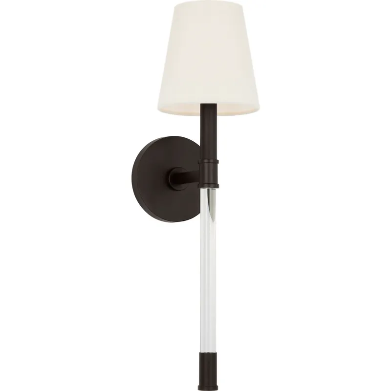 C&M by Chapman & Myers Hanover 1 Light 5 inch Aged Iron Bath Vanity Wall Sconce Wall Light