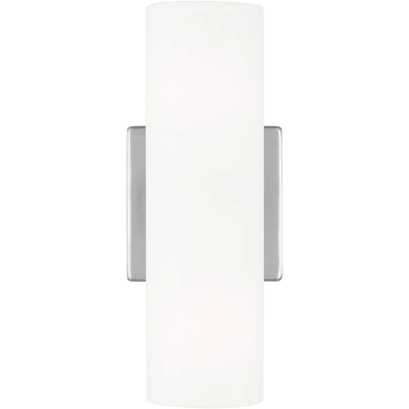 Drew & Jonathan Capalino 2 Light 5 inch Brushed Steel Sconce Wall Light