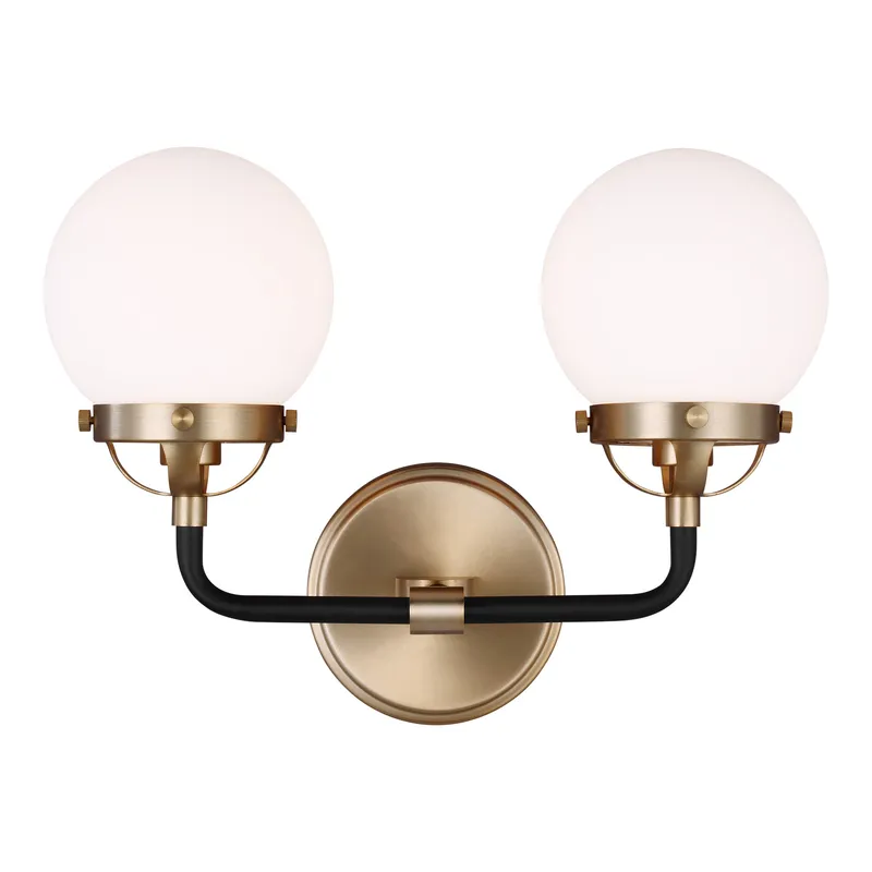 Cafe Bathroom Vanity Light — Bath Bar & Vanity Wall