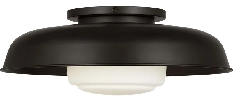 Liora Steel Ceiling Flush Light — Ceiling Flush Mount