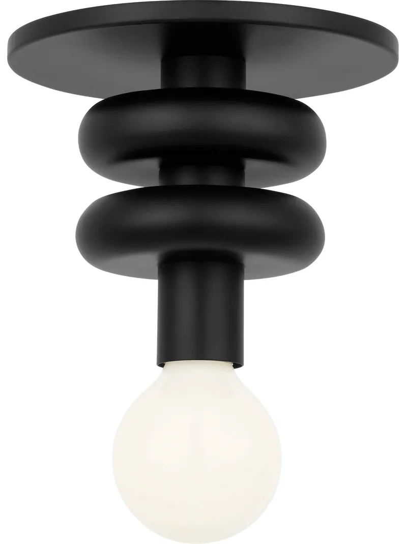 Malcolm Double Ring Solitaire Ceiling Light — Ceiling Flush Mount