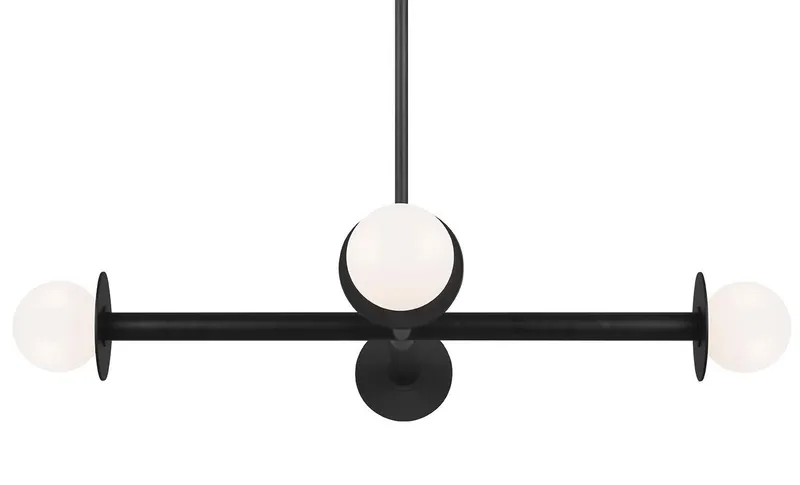 Nodes Wide Chandelier — Chandeliers