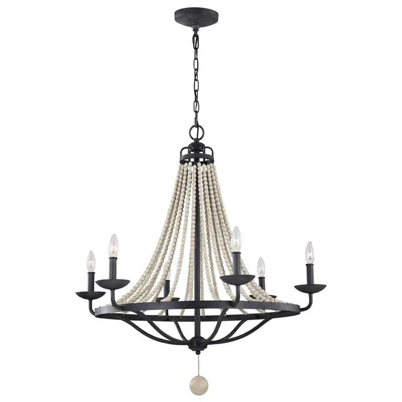 Nori 6 Light Chandelier — Chandeliers