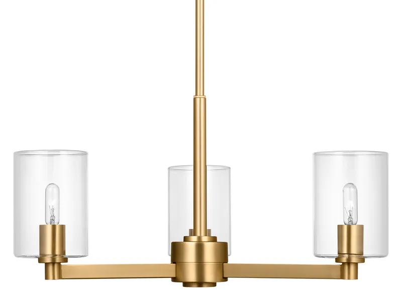 Fullton Glass Chandelier — Chandeliers
