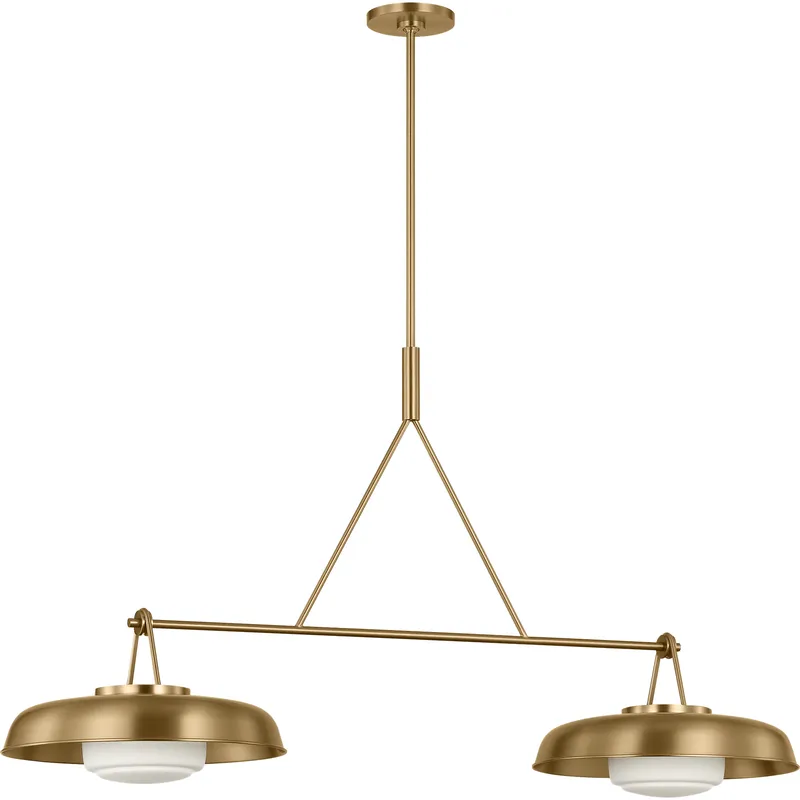 Liora Steel Linear Chandelier — Linear Suspensions