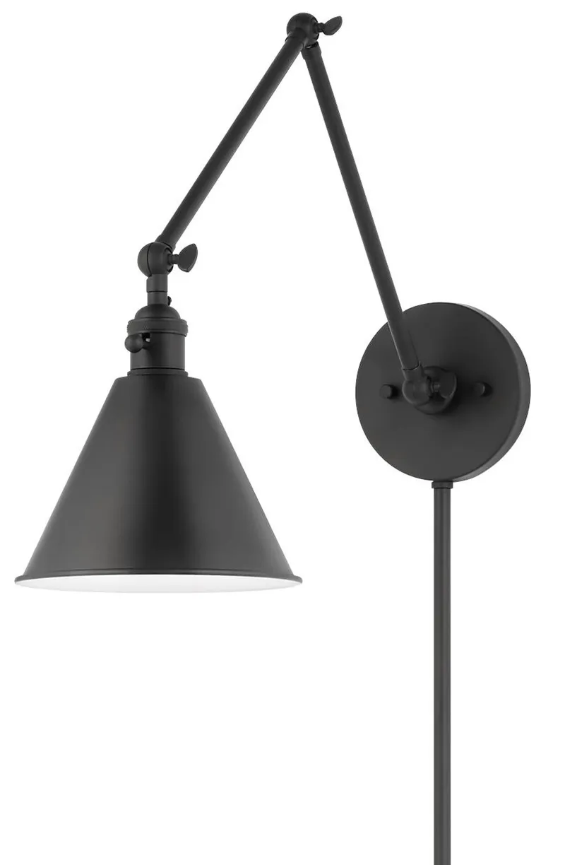 Salem Double Arm Wall Sconce — Plug In Swing Arm