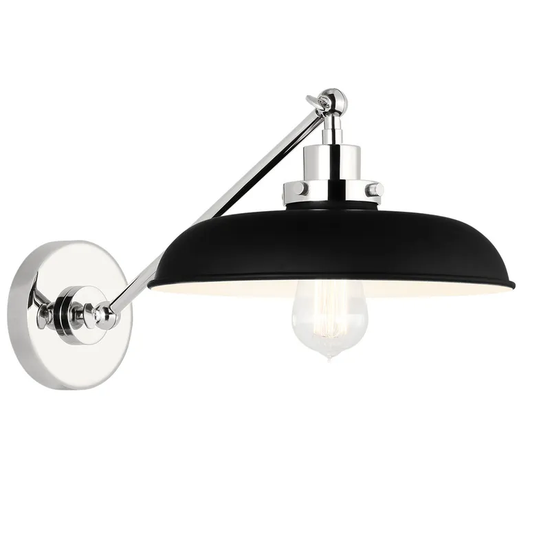 Wellfleet Single Arm Wide Wall Sconce — Wall Sconces