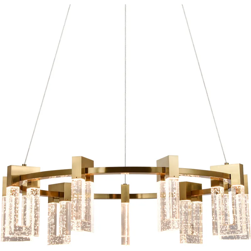 Artisan Collection/SORRENTO Series 27 inch Antique Brass Chandelier Ceiling Light