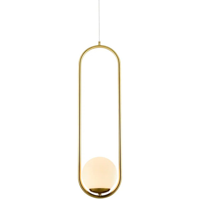 Capri 5.5 inch Antique Brass Pendant Ceiling Light