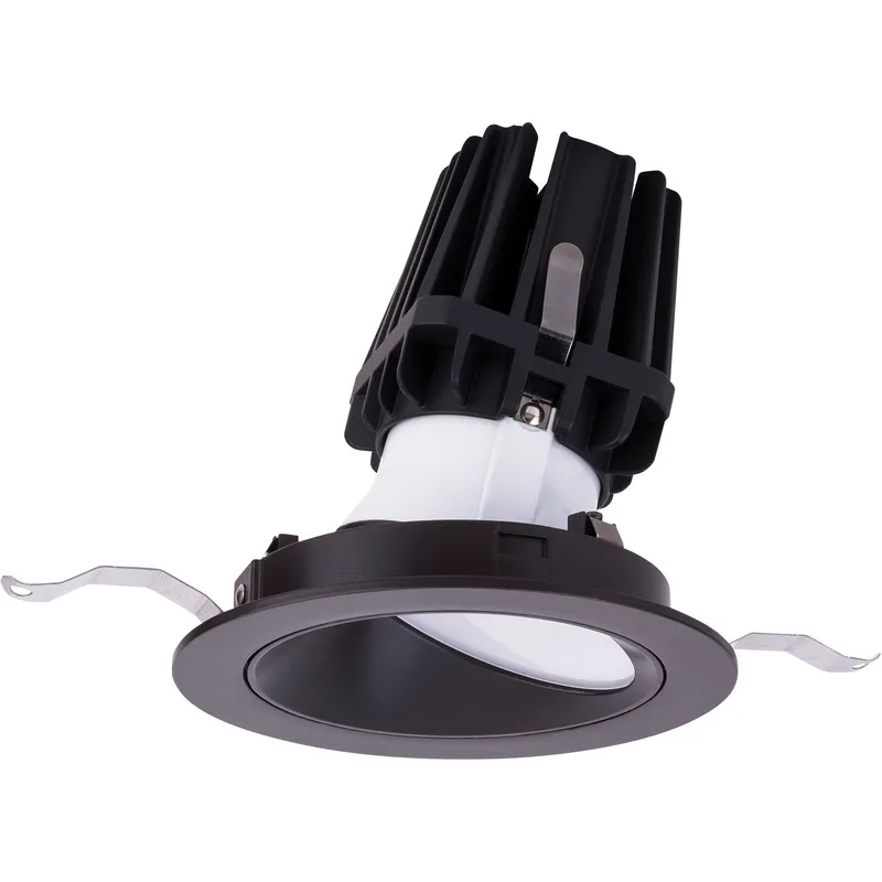 FQ Integrated LED Dark Bronze Recessed Trim in 3500K, 4" LED
