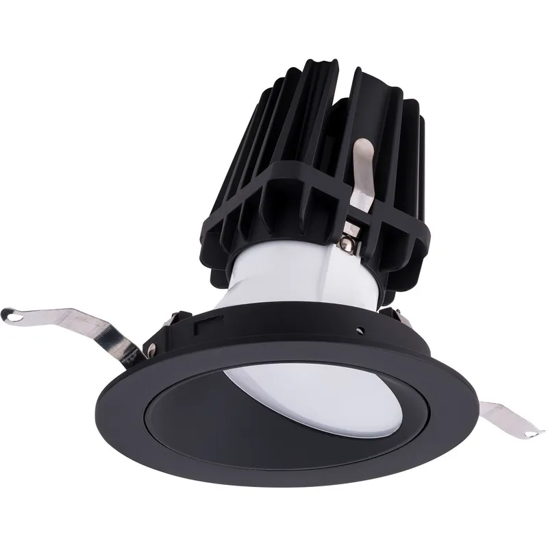 FQ Integrated LED Black Recessed Trim in 3000K, 4" LED