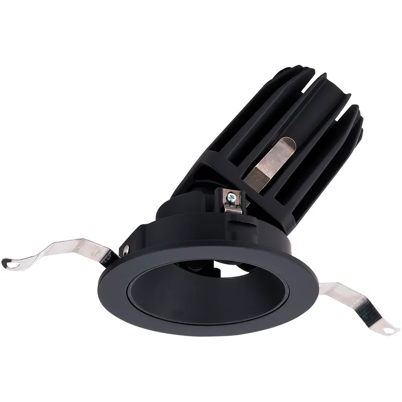FQ Integrated LED Black Recessed Trim in 2700K, 2" LED