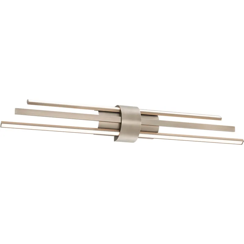Melody LED 32 inch Brushed Nickel Bath Vanity & Wall Light, dweLED