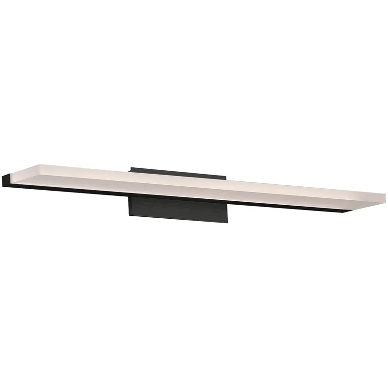 Level LED 25 inch Black Bath Vanity & Wall Light, dweLED