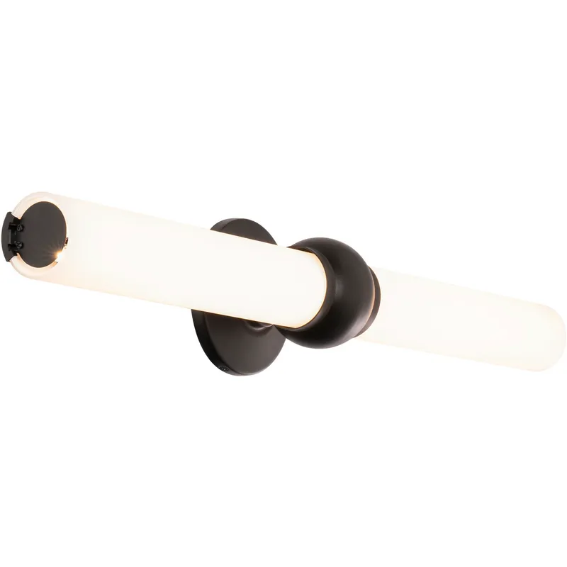Juliet LED 27 inch Black Bath Vanity & Wall Light, dweLED