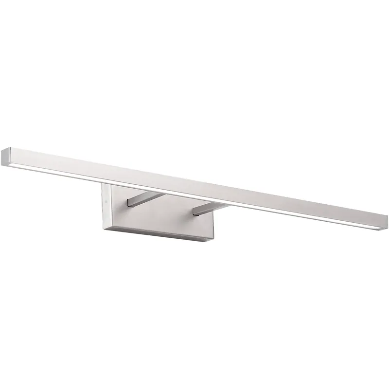 Parallax LED 24 inch Brushed Nickel Bath Vanity & Wall Light in 3000K, dweLED
