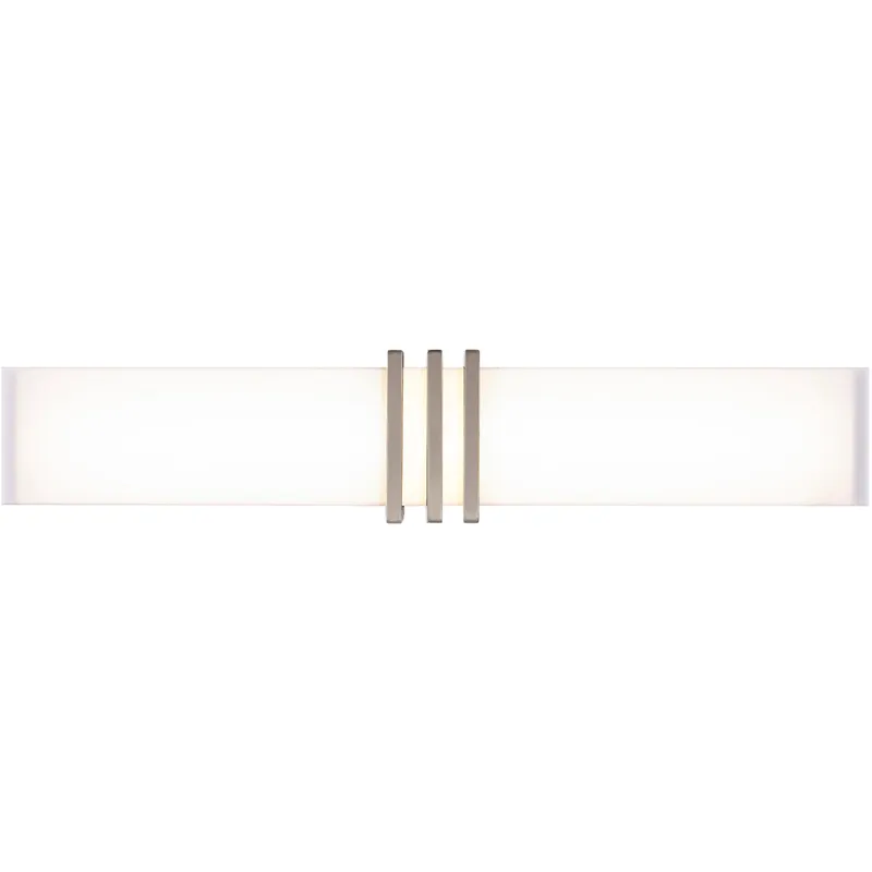 Minibar LED 28 inch Brushed Nickel Bath Vanity & Wall Light, dweLED