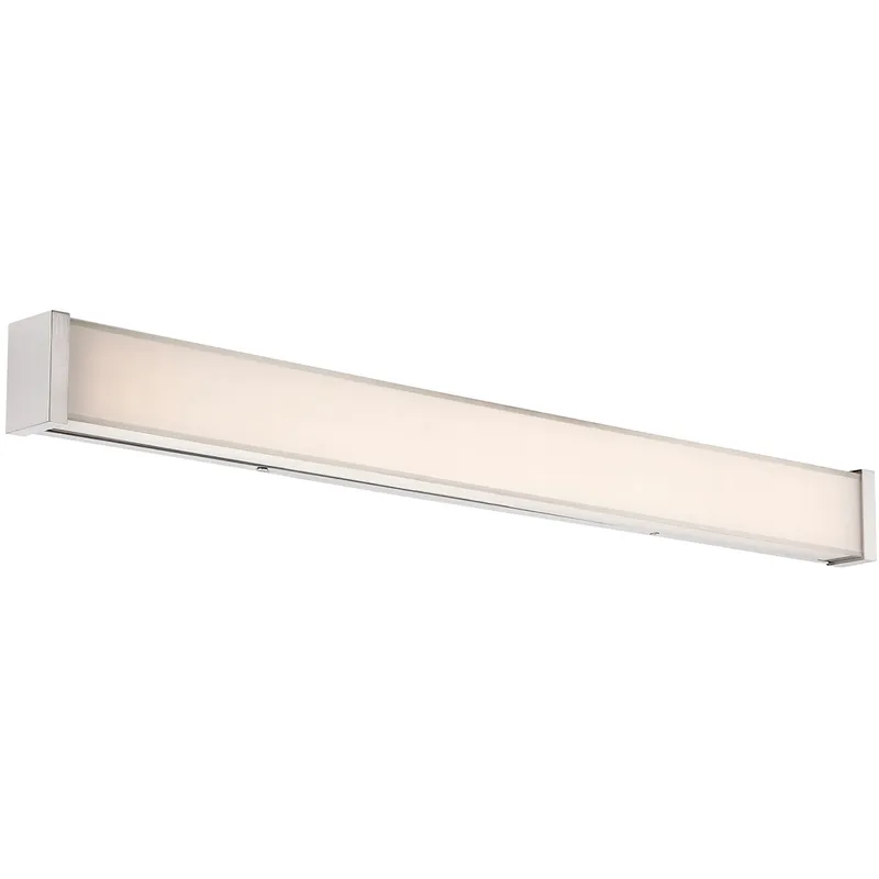 Svelte LED 34.5 inch Brushed Nickel Bath Vanity & Wall Light in 2700K, dweLED