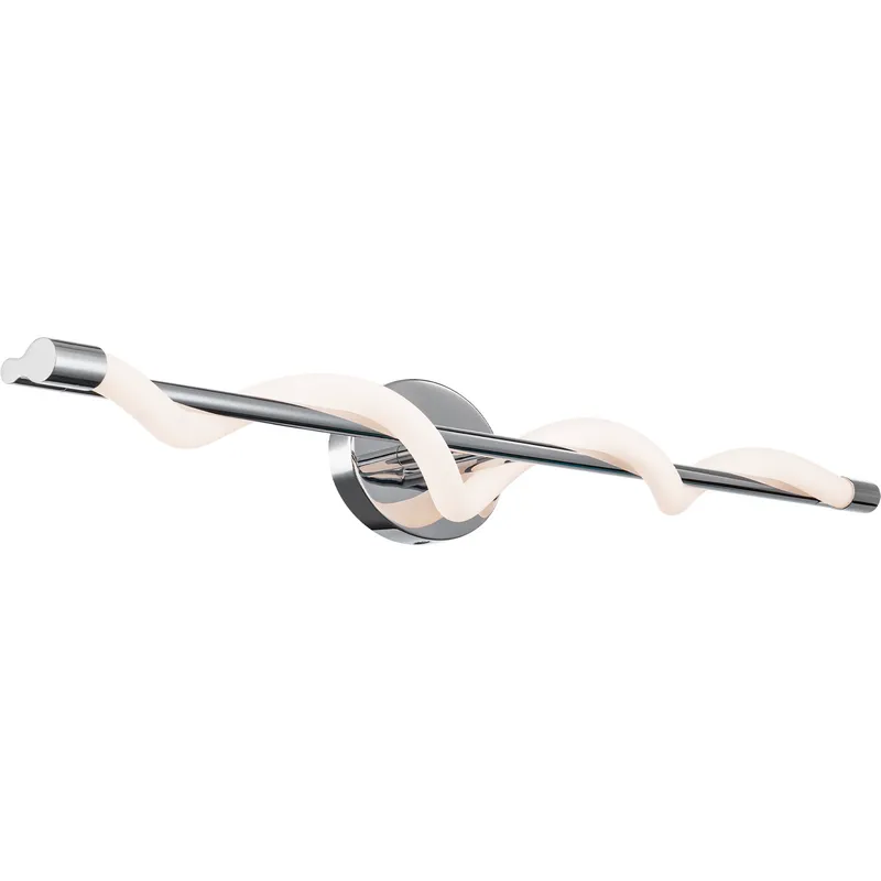 Jasmine LED 37 inch Chrome Bath Vanity & Wall Light, dweLED
