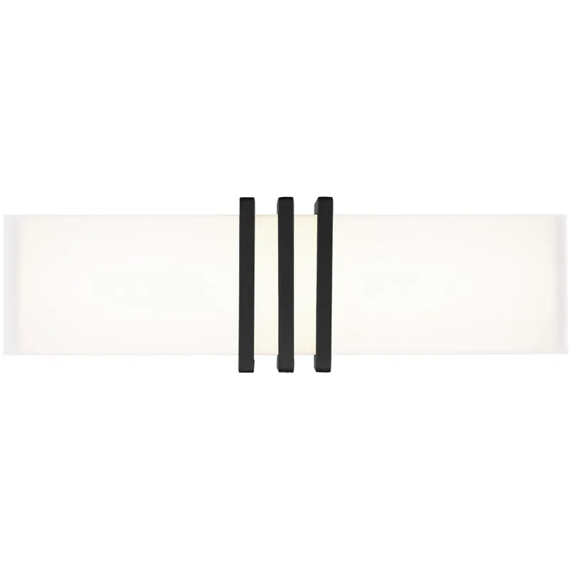 Minibar LED 18 inch Black Bath Vanity & Wall Light, dweLED