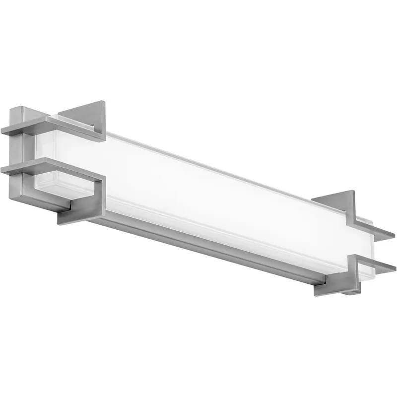 Simone LED 21 inch Brushed Nickel Bath Vanity & Wall Light, dweLED