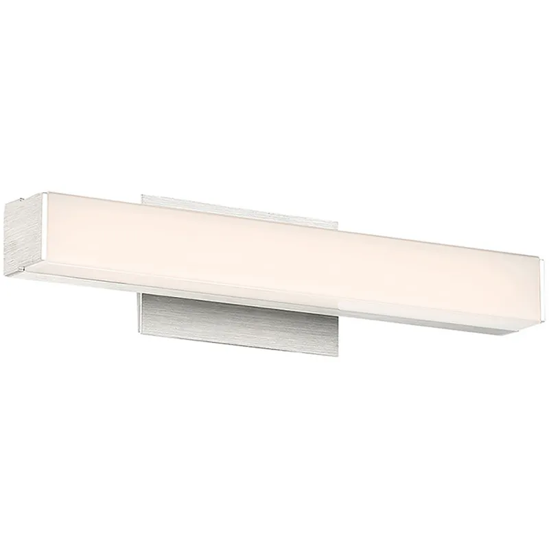 Brink LED 12.56 inch Brushed Aluminum Bath Vanity & Wall Light in 3000K, dweLED