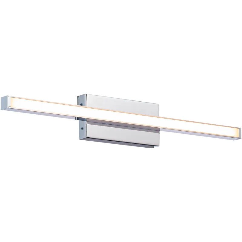 Parallax LED 18 inch Chrome Bath Vanity & Wall Light, dweLED
