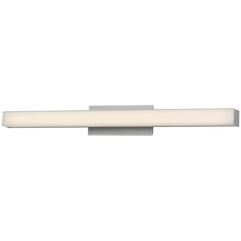 Brink LED 24 inch Brushed Aluminum Bath Vanity & Wall Light in 3500K, dweLED