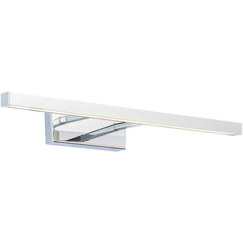 Parallax LED 18 inch Chrome Bath Vanity & Wall Light in 3000K, dweLED