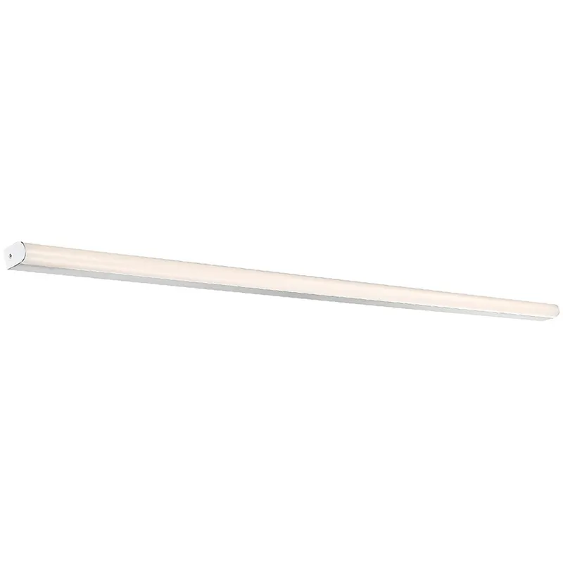 Nightstick LED 61.06 inch Brushed Aluminum Bath Vanity & Wall Light, dweLED