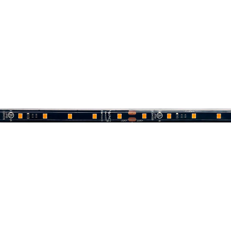 WAC 24VDC Strip Light 24 LED 12 inch Black Outdoor LED 24V Strip Light in 2700K Warm LED, WAC Lighting