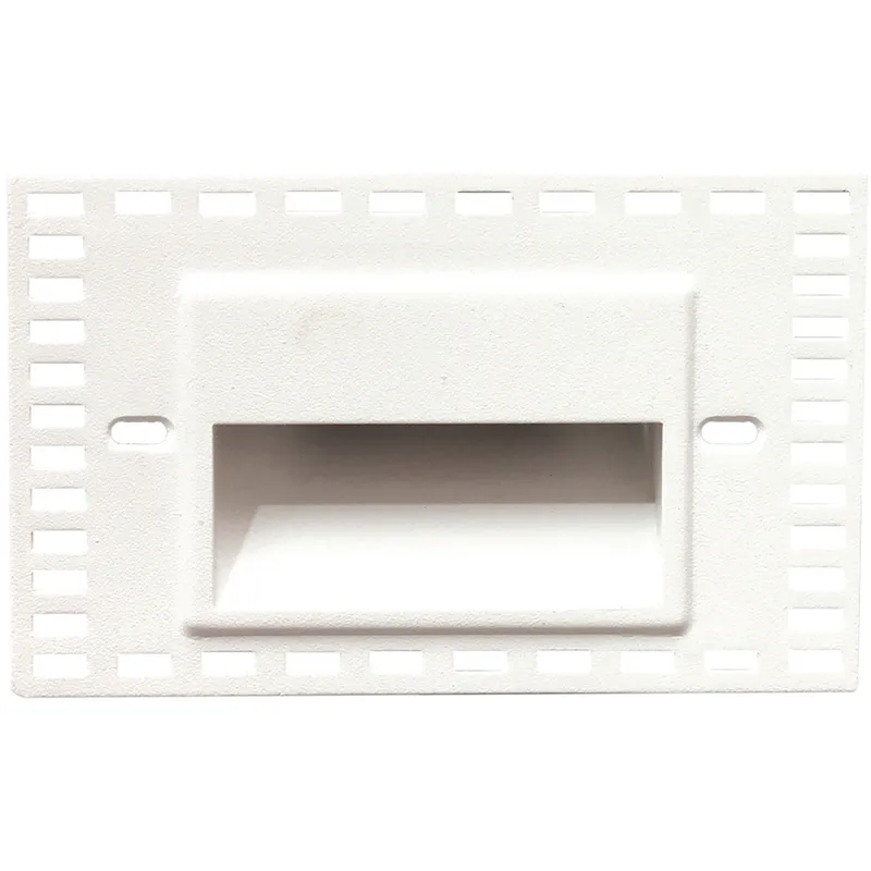 WAC 120V Invisible Trim Step Light LED 1.75 inch White ADA Step and Wall Light in 3000K Warm White LED, WAC Lighting