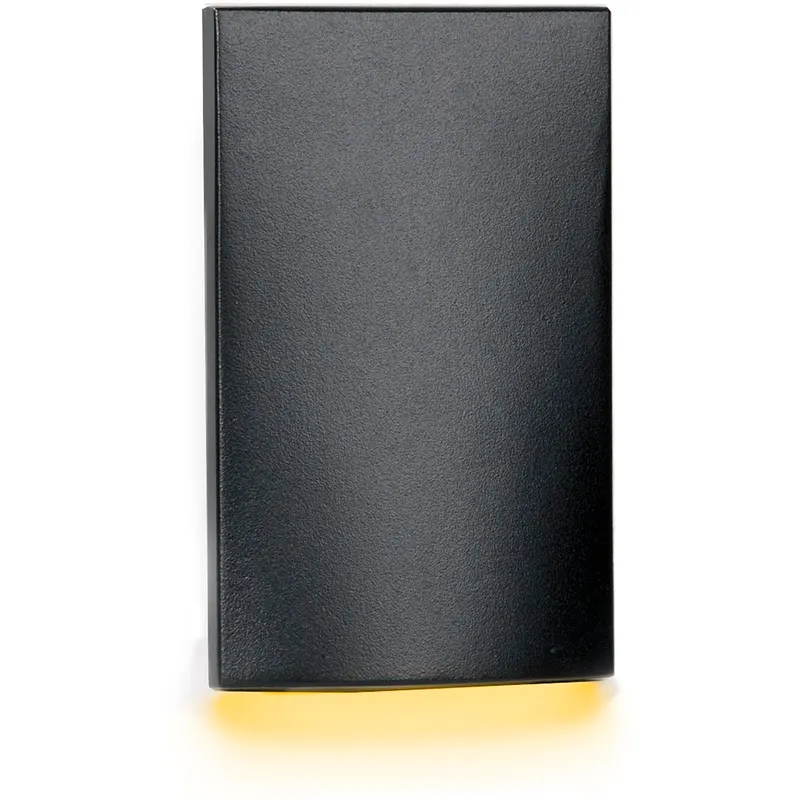 WAC 12V Step Light LED 3.13 inch Black ADA Step and Wall Light in Amber, WAC Landscape