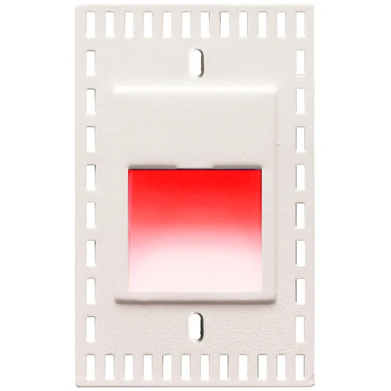 WAC 120V Invisible Trim Step Light LED 1.75 inch White ADA Step and Wall Light in Red, WAC Lighting