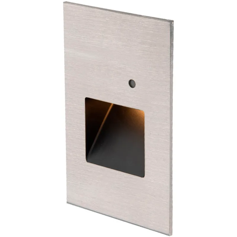 WAC 120V Step Light LED 1.5 inch Stainless Steel ADA Step and Wall Light in Amber, WAC Lighting