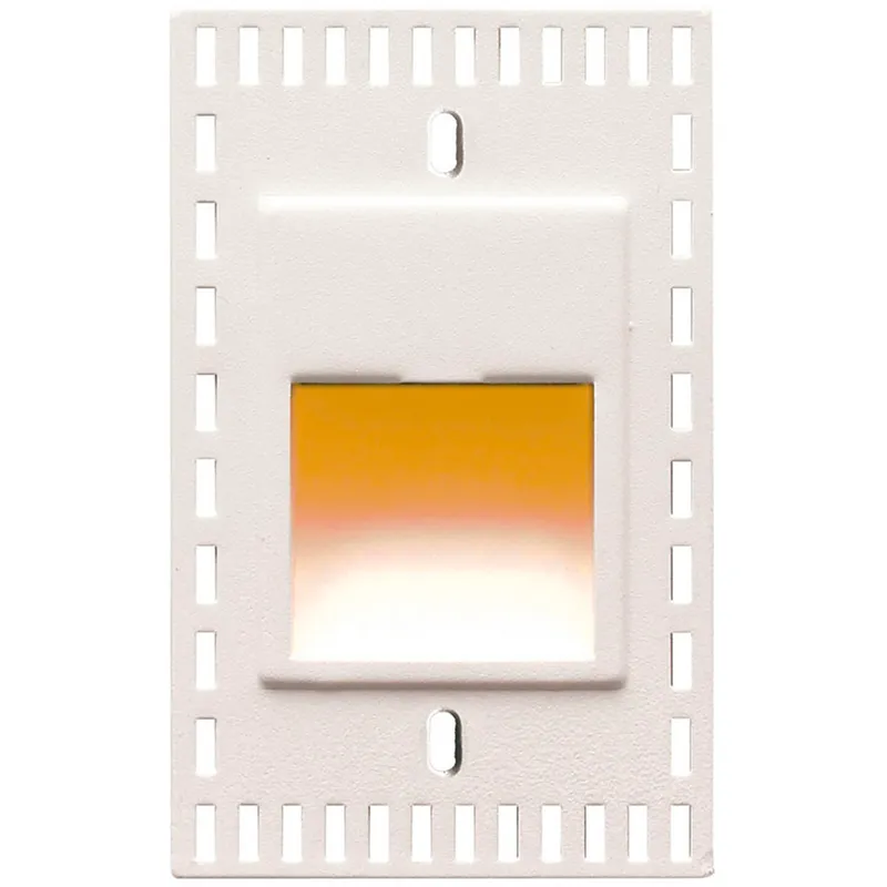 WAC 120V Invisible Trim Step Light LED 1.75 inch White ADA Step and Wall Light in Amber, WAC Lighting