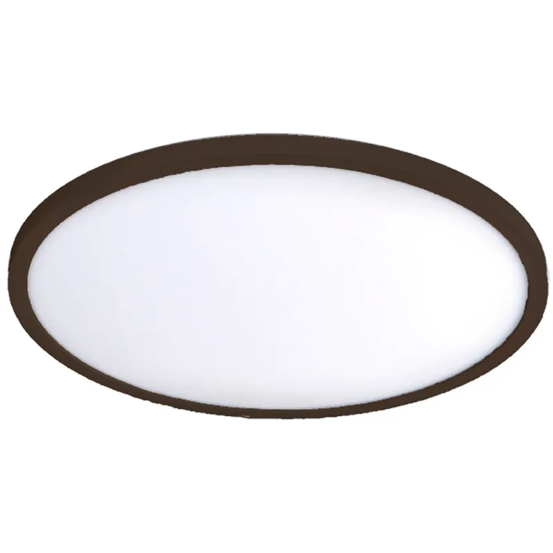 Round LED 15 inch Bronze Flush Mount Ceiling Light in 3500K, WAC Limited