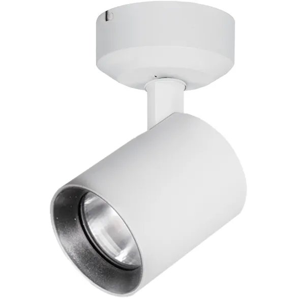 Lucio LED 4.5 inch White Flush Mount Ceiling Light in 85, 3000K
