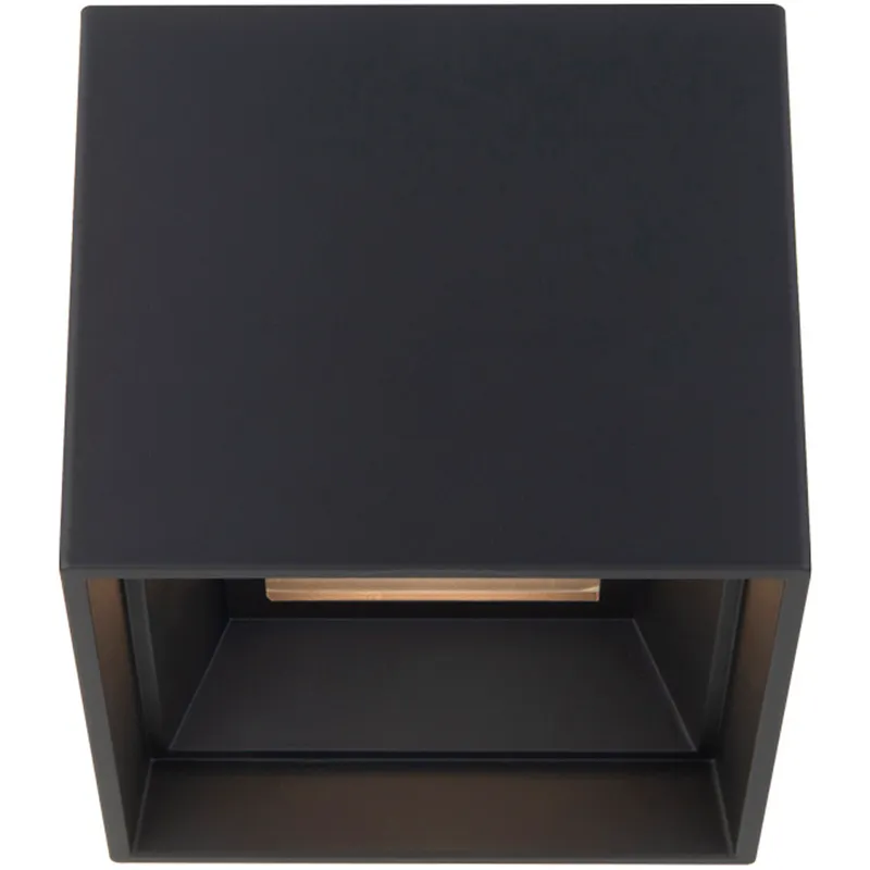 Downtown LED 5 inch Black Flush Mount Ceiling Light in 3000K, dweLED