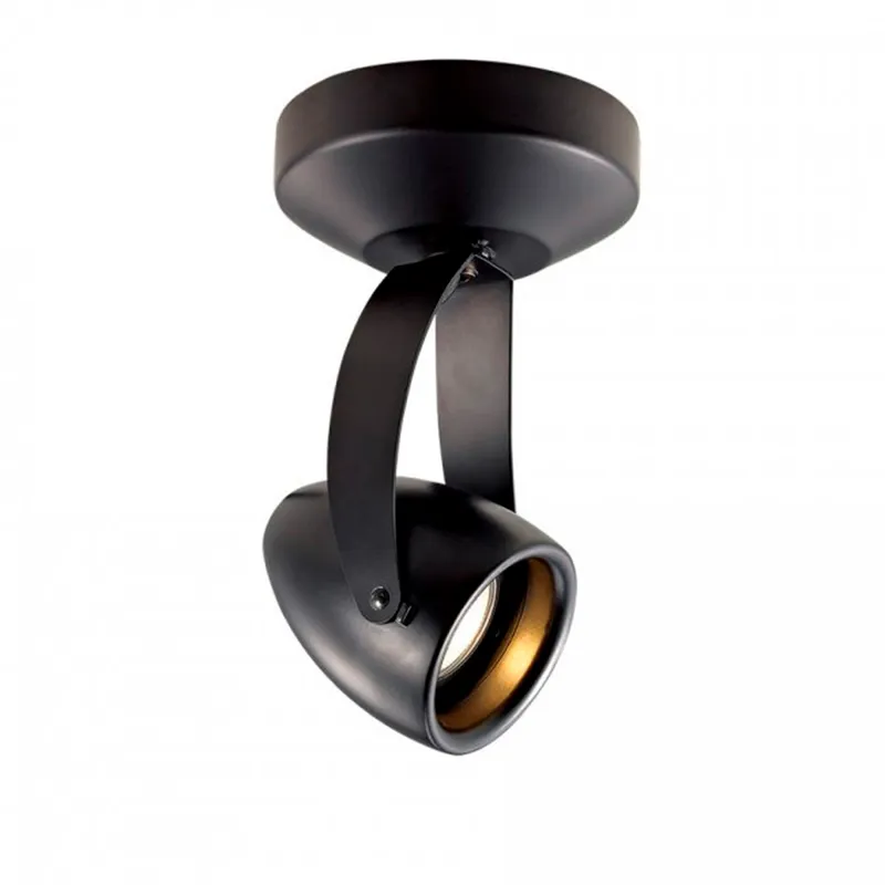 Impulse LED 4.5 inch Black Flush Mount Ceiling Light in 3000K