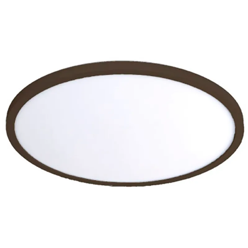 Round LED 7 inch Bronze Flush Mount Ceiling Light in 3500K, 1, WAC Limited