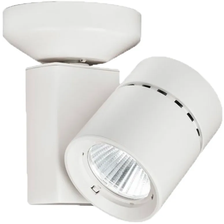 Exterminator II LED 4.5 inch White Flush Mount Ceiling Light in 85, 3500K, Monopoint