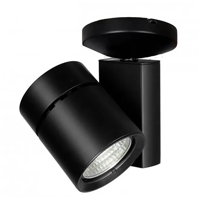 Exterminator II LED 4.5 inch Black Flush Mount Ceiling Light in 90, 2700K, Monopoint