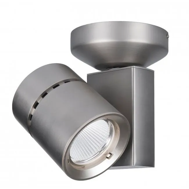 Exterminator II LED 4.5 inch Brushed Nickel Flush Mount Ceiling Light in 85, 4000K, Monopoint
