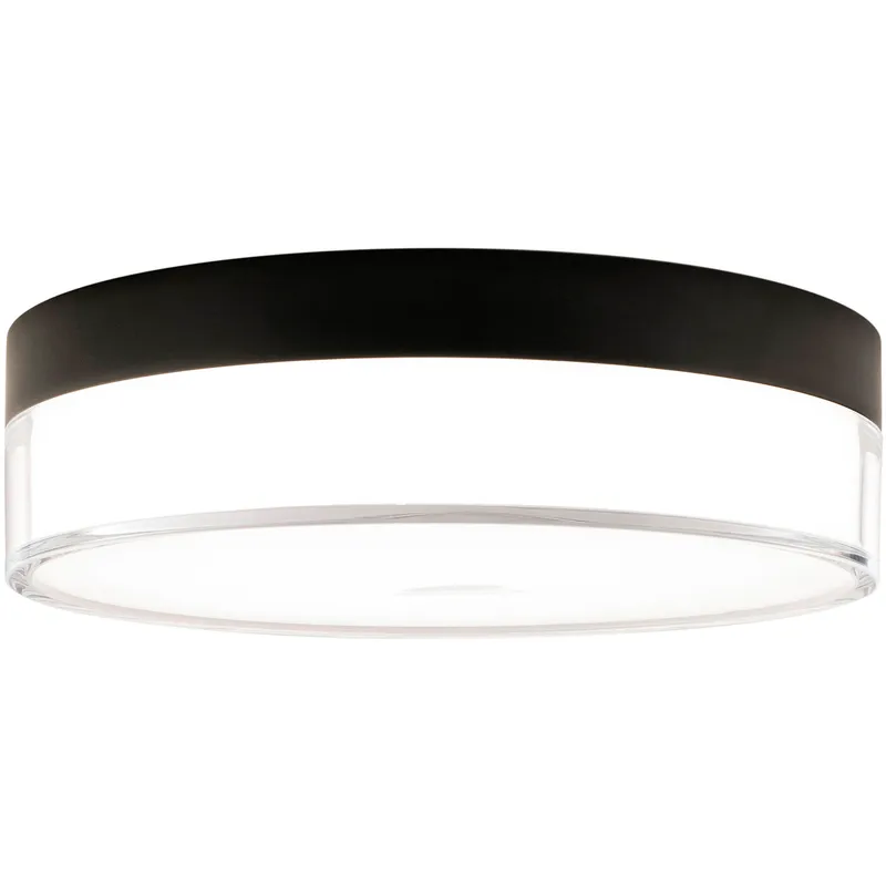 Twist-N-Lite LED 9 inch Black Flush Mount Ceiling Light, WAC Limited