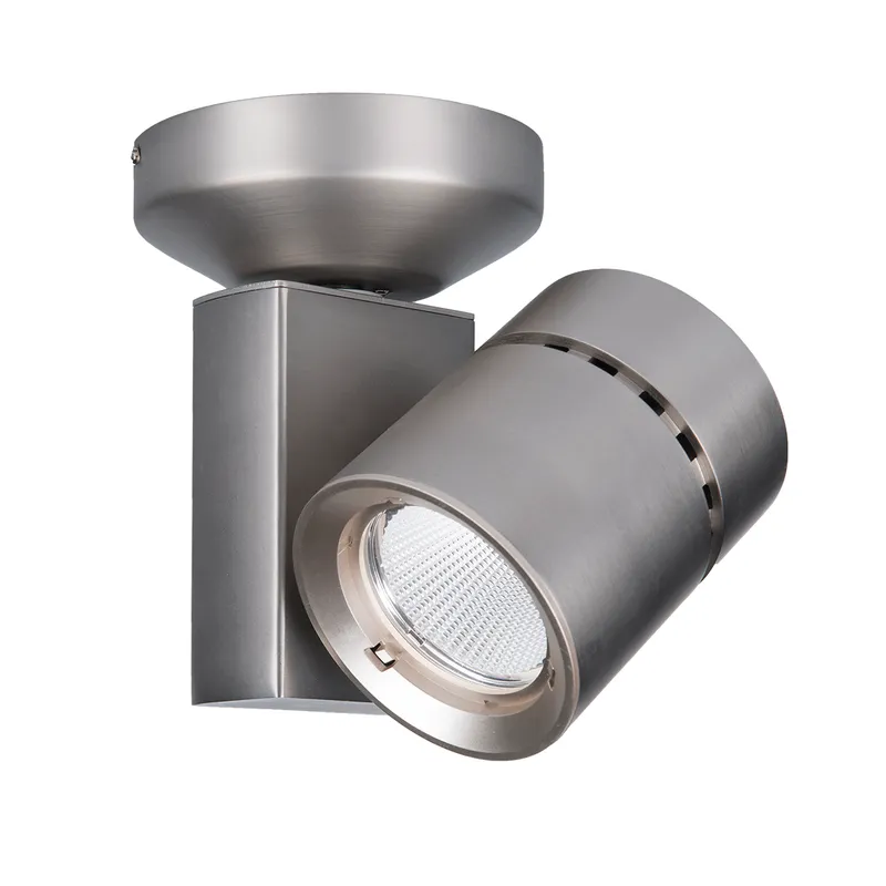 Exterminator II LED 4.5 inch Brushed Nickel Flush Mount Ceiling Light in 90, 2700K